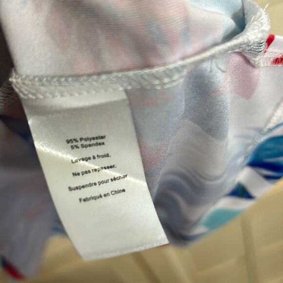 Yatta Golf size XL mens blue fern Hawaiin print golf polo shirt - Picture 3 of 3